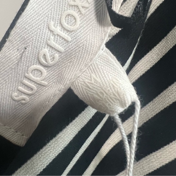 Superfoxx Black White Stripes Sheath Dress, New with Tags - Picture 5 of 6